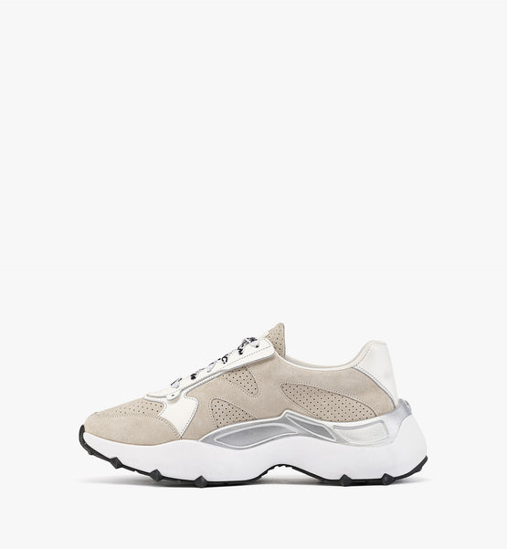 Skystream 스웨이드 송아지 레더 스카이스트림 스니커즈