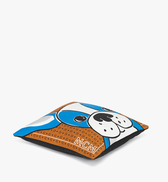 MCM Collection M Pup 모노그램 프린트 쿠션