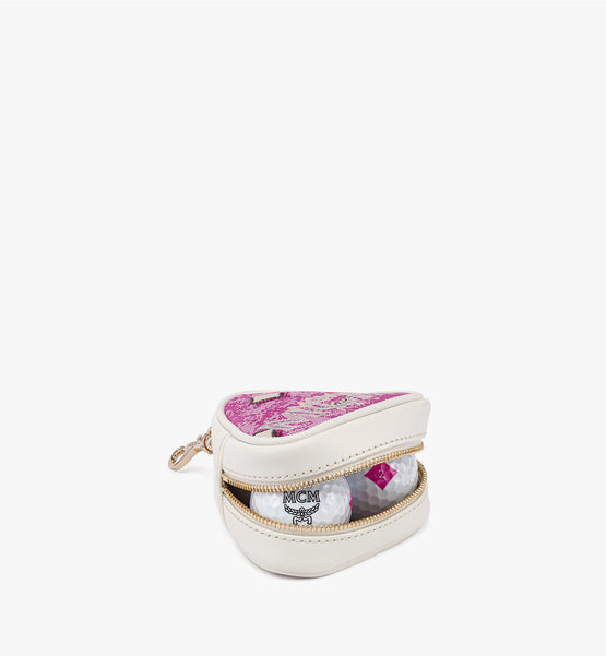 Aren Golf in the City 빈티지 모노그램 자카드 볼 파우치