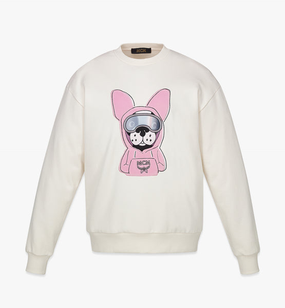 MCM Collection 오가닉 코튼 M Pup 그래픽 스웨트셔츠