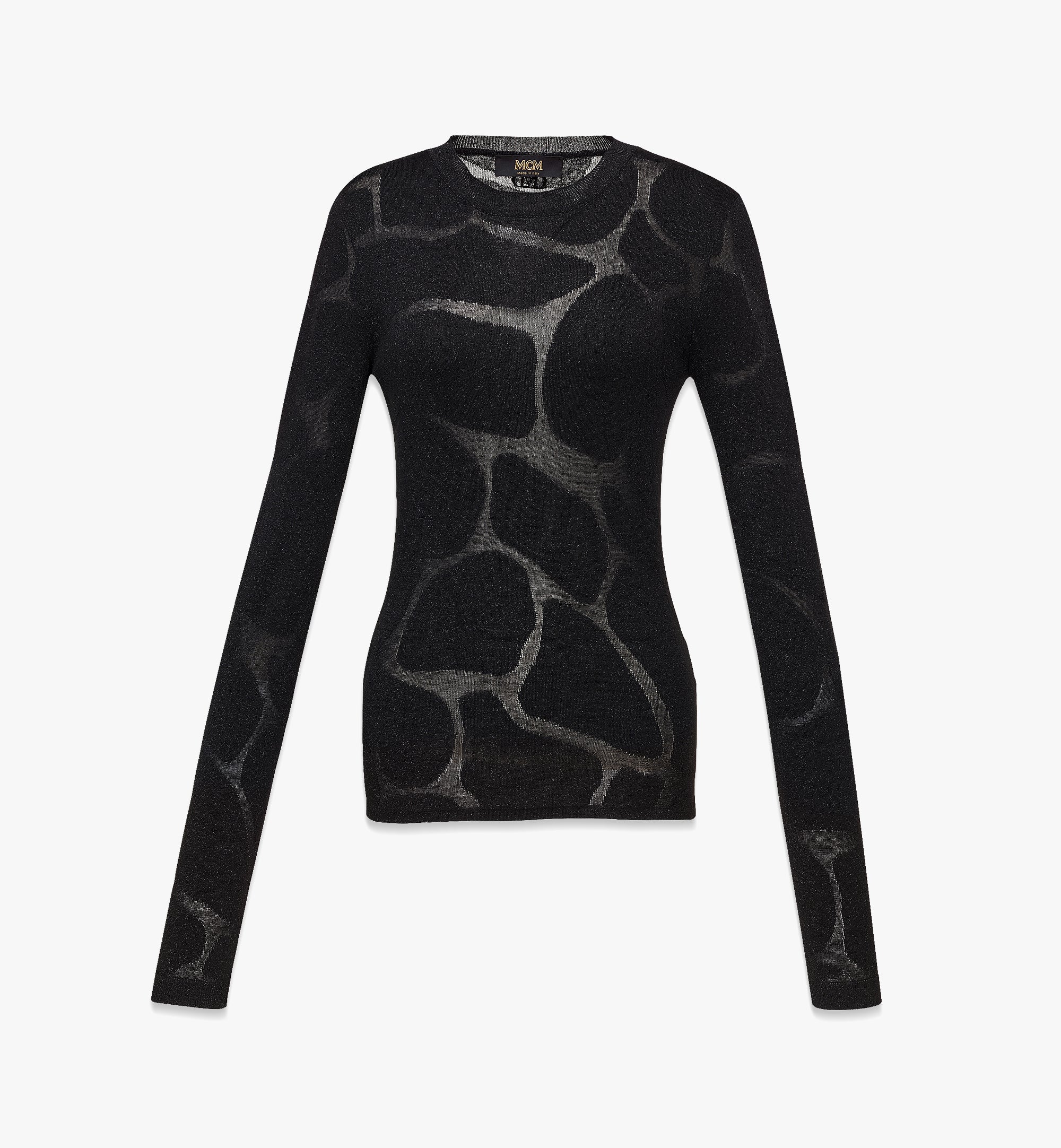 MCM Collection 인타르시아 니트 탑