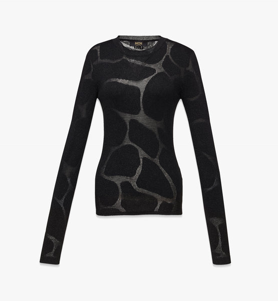 MCM Collection 인타르시아 니트 탑