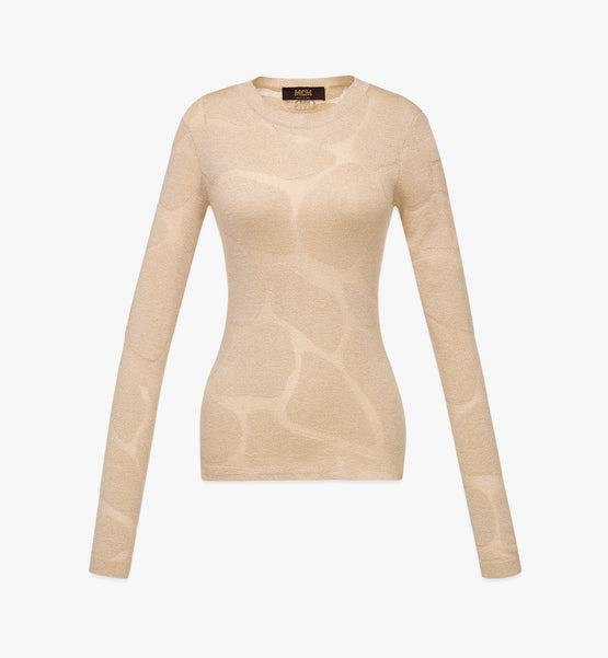 MCM Collection 인타르시아 니트 탑