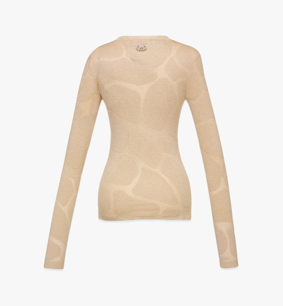 MCM Collection 인타르시아 니트 탑