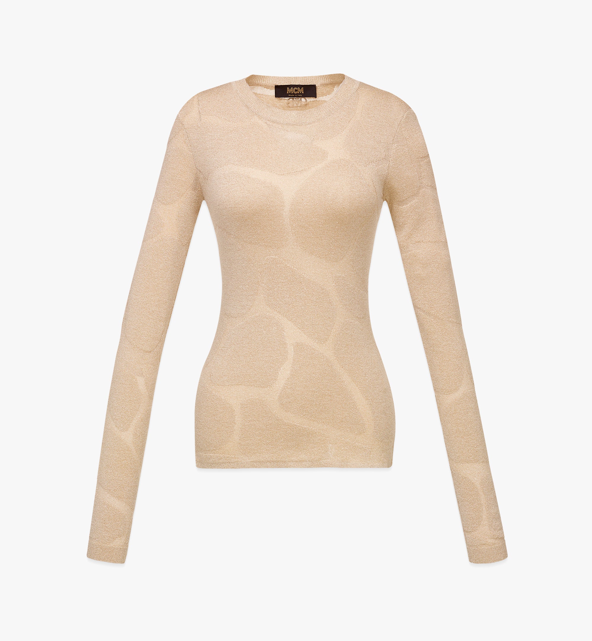 MCM Collection 인타르시아 니트 탑