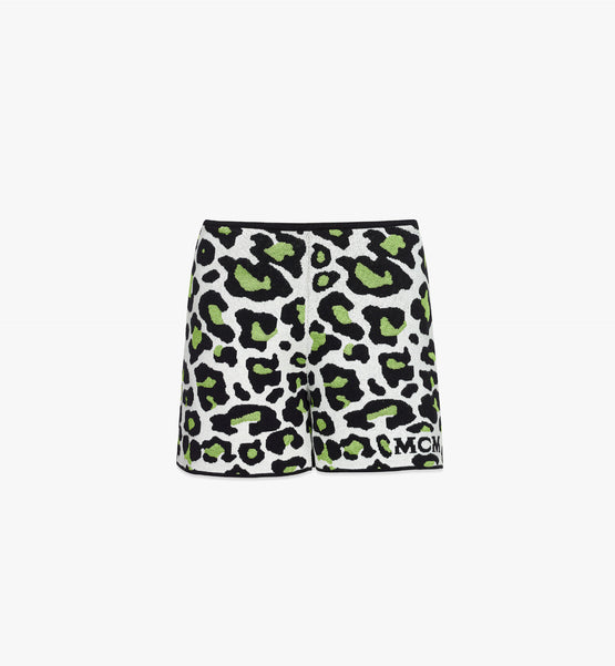 MCM Collection 레오파드 자카드 쇼츠