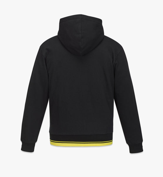 MCM Collection 오가닉 코튼 큐빅 로고 지퍼 후디