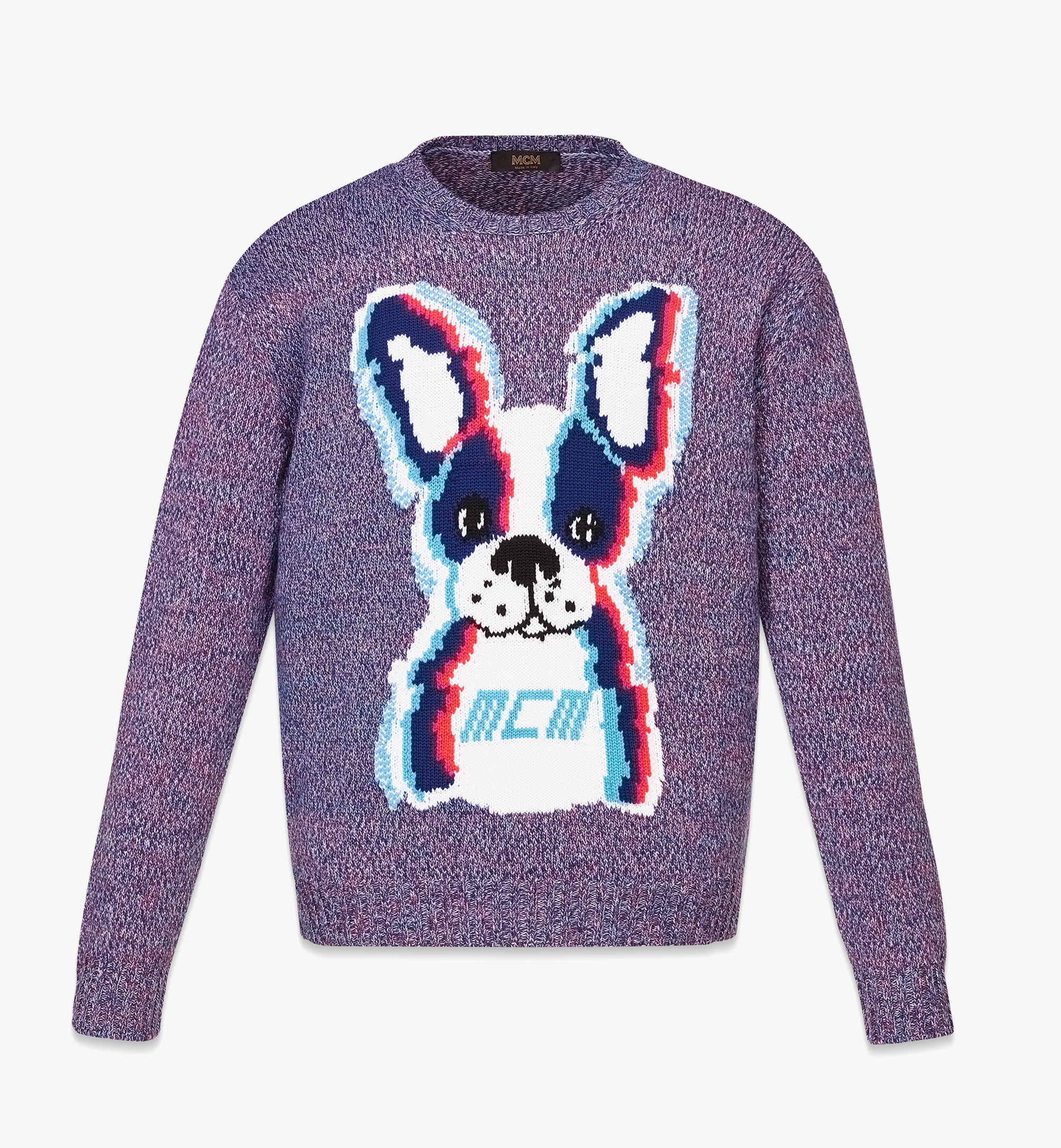 MCM Collection 인타르시아 M Pup 울 스웨터