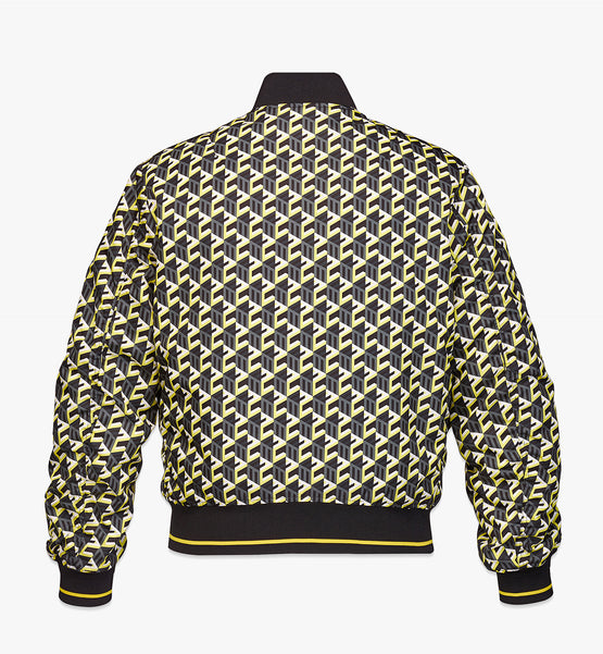 MCM Collection 큐빅 모노그램 프린트 ECONYL® 봄버 재킷