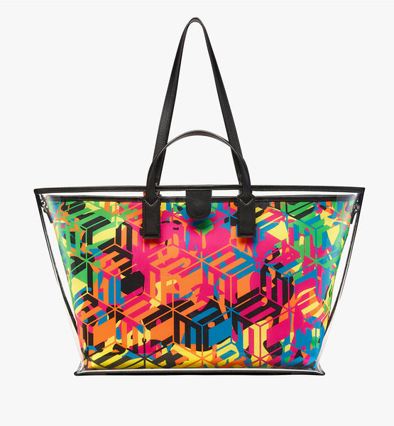 Aren 큐빅 카무플라주 나일론 미디엄 쇼퍼