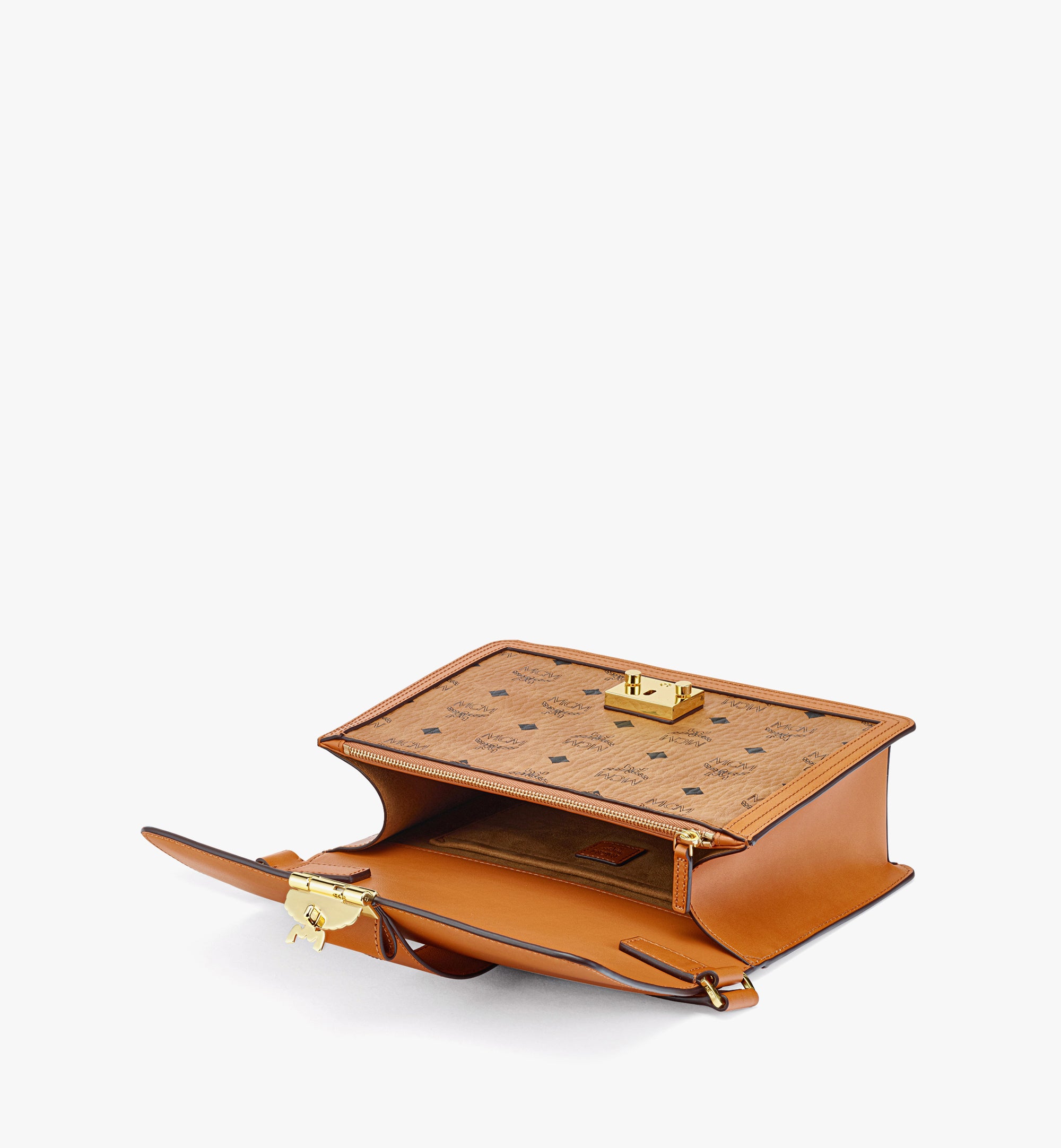 Tracy 비세토스 레더 믹스 미디엄 숄더백