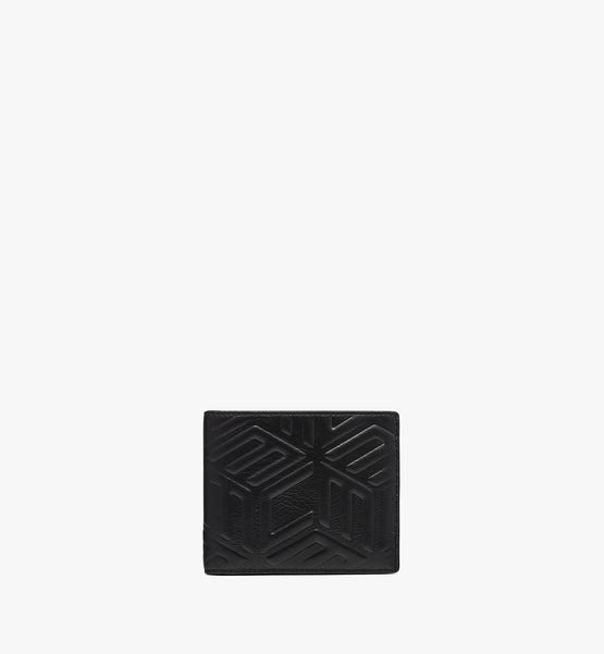 Aren 크러쉬드 큐빅 레더 반지갑