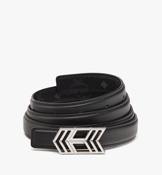 MCM Tech 엠보스드 레더 리버서블 벨트