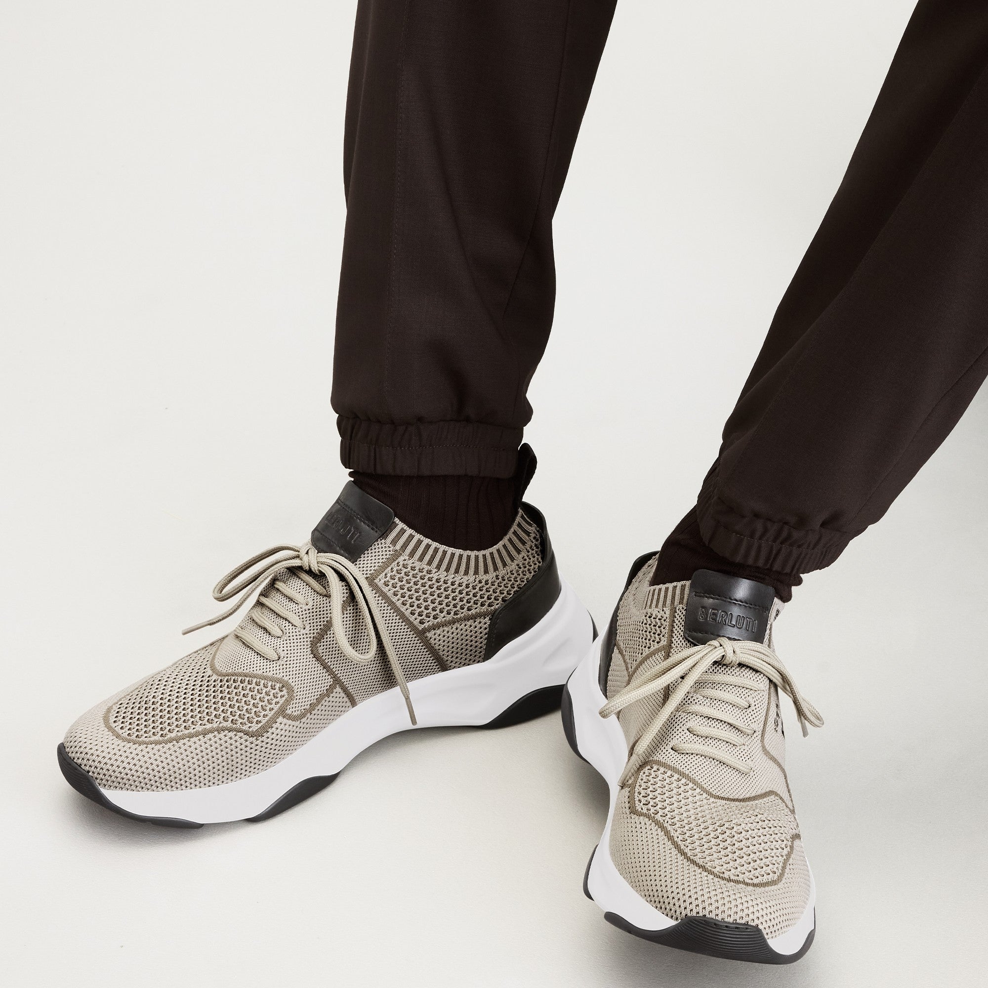 S4918 KNIT SAND + VN NERO GR