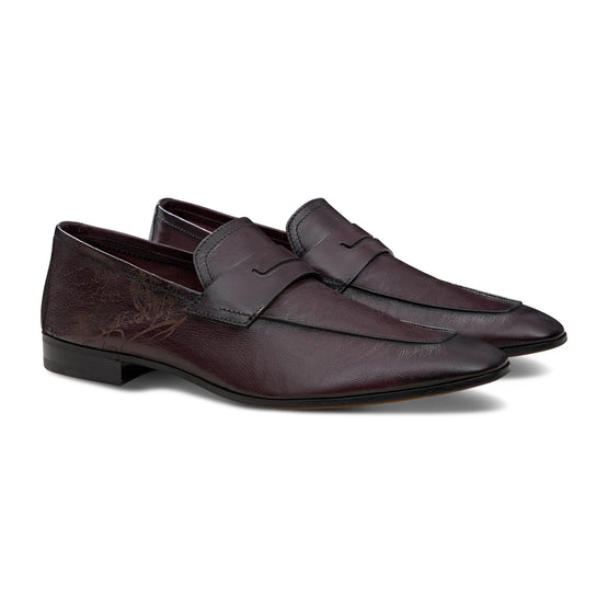 S4924 KANGAROO SCRITTO AUBERGINE