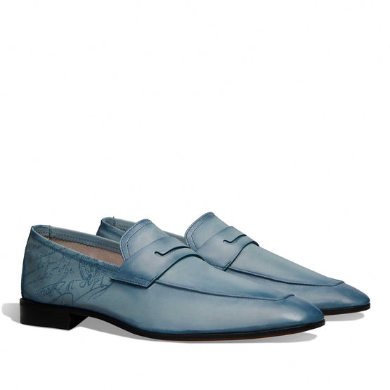 S4924 KANGAROO SCRITTO STONE DENIM