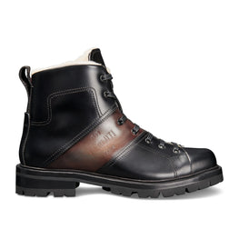 S4969 GLAZED CALF NERO +VN ICE BROWN