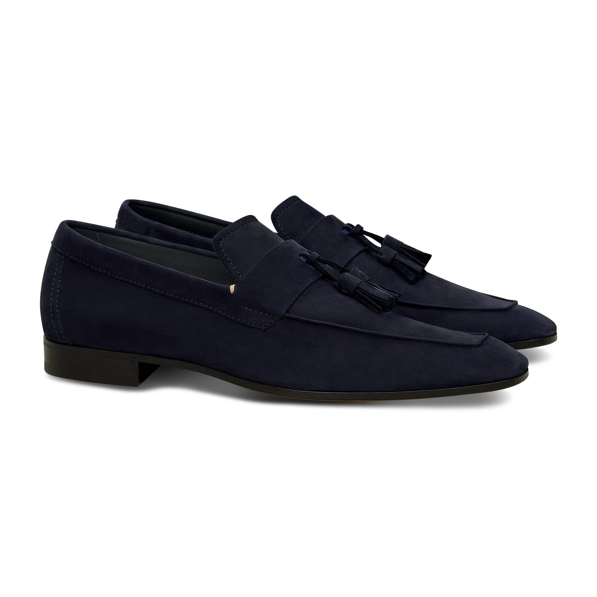 S5852 NUBUCK TASSELS ROYAL BLUE