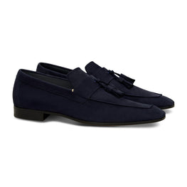 S5852 NUBUCK TASSELS ROYAL BLUE