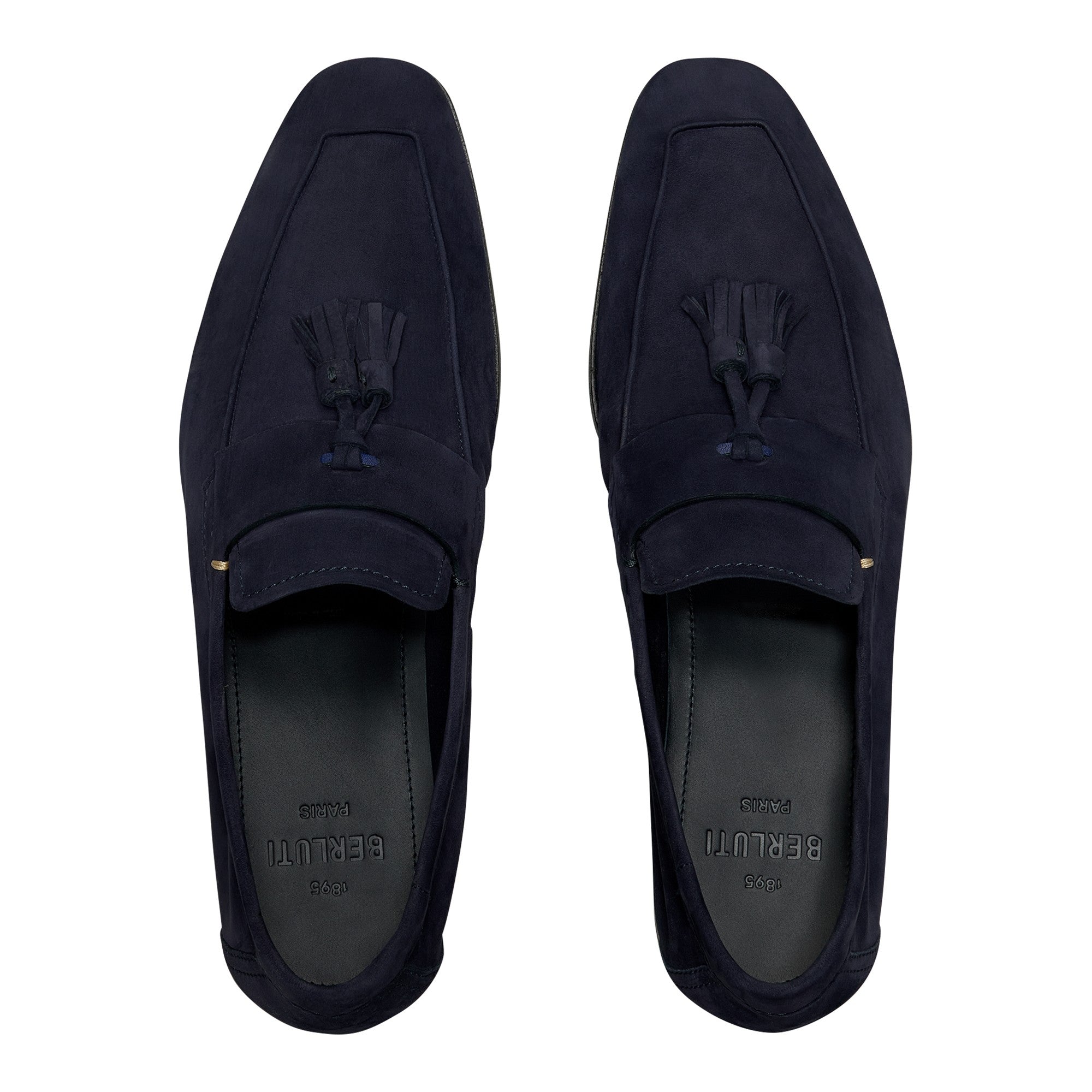 S5852 NUBUCK TASSELS ROYAL BLUE