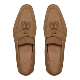 S5852 NUBUCK TASSELS LIGHT BROWN