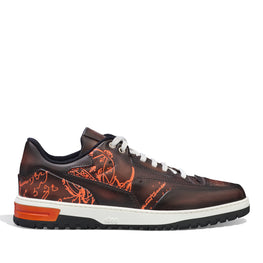 S5867 VN COL SCR MARRONE INTENSO+ARANCIO
