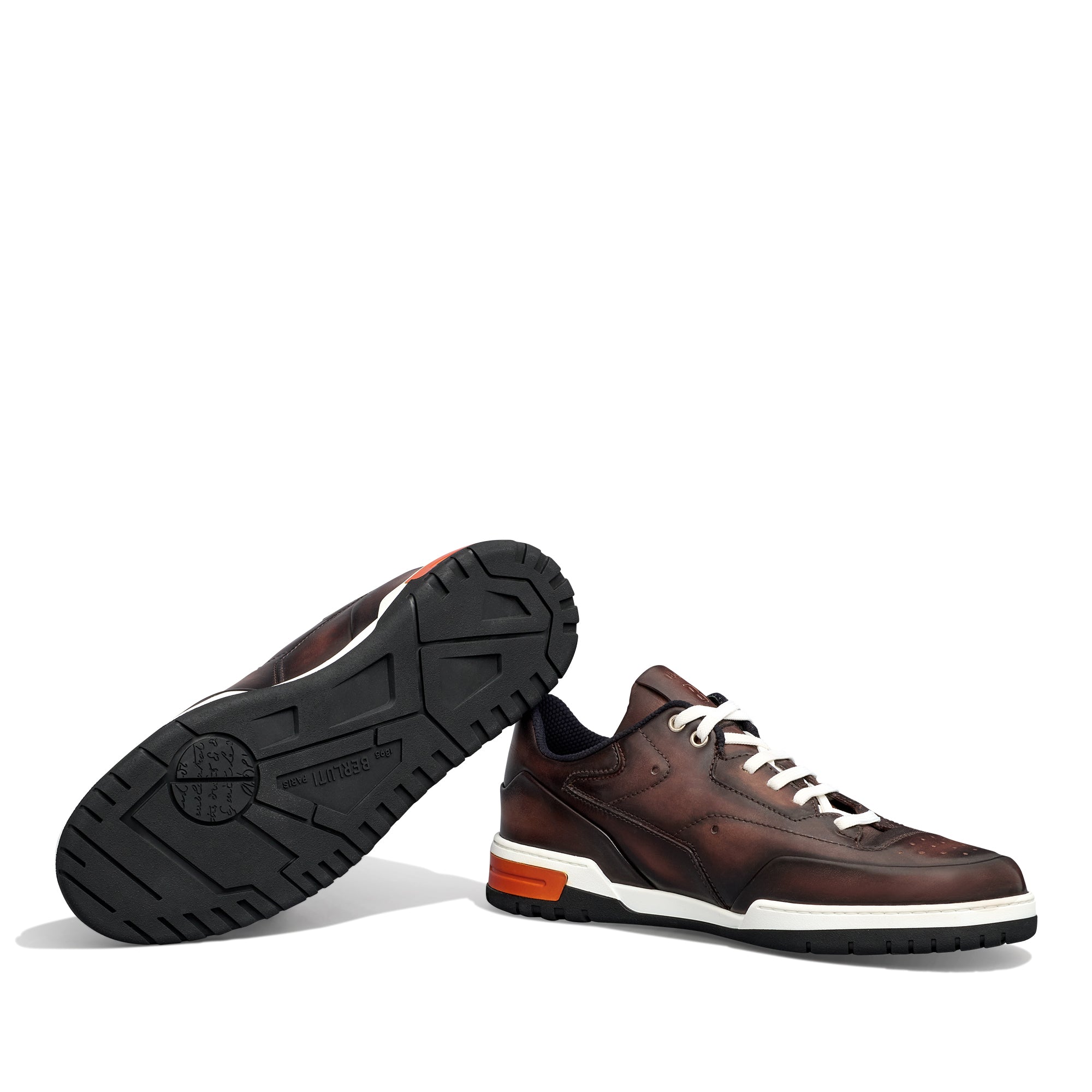 S5867 VN COL SCR MARRONE INTENSO+ARANCIO