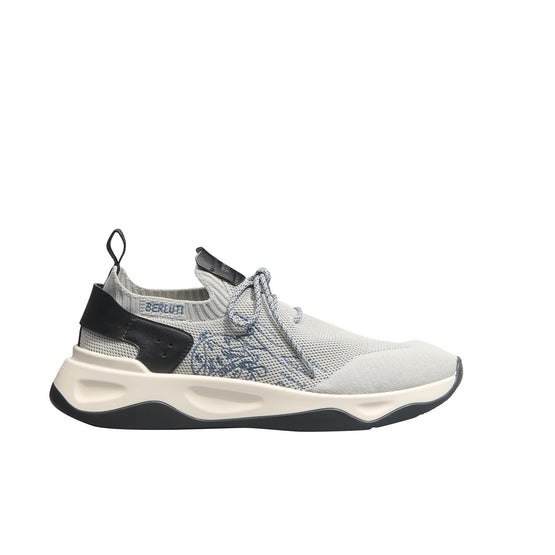 S6011 KNIT SCRITTO + LAG LIGHT GREY