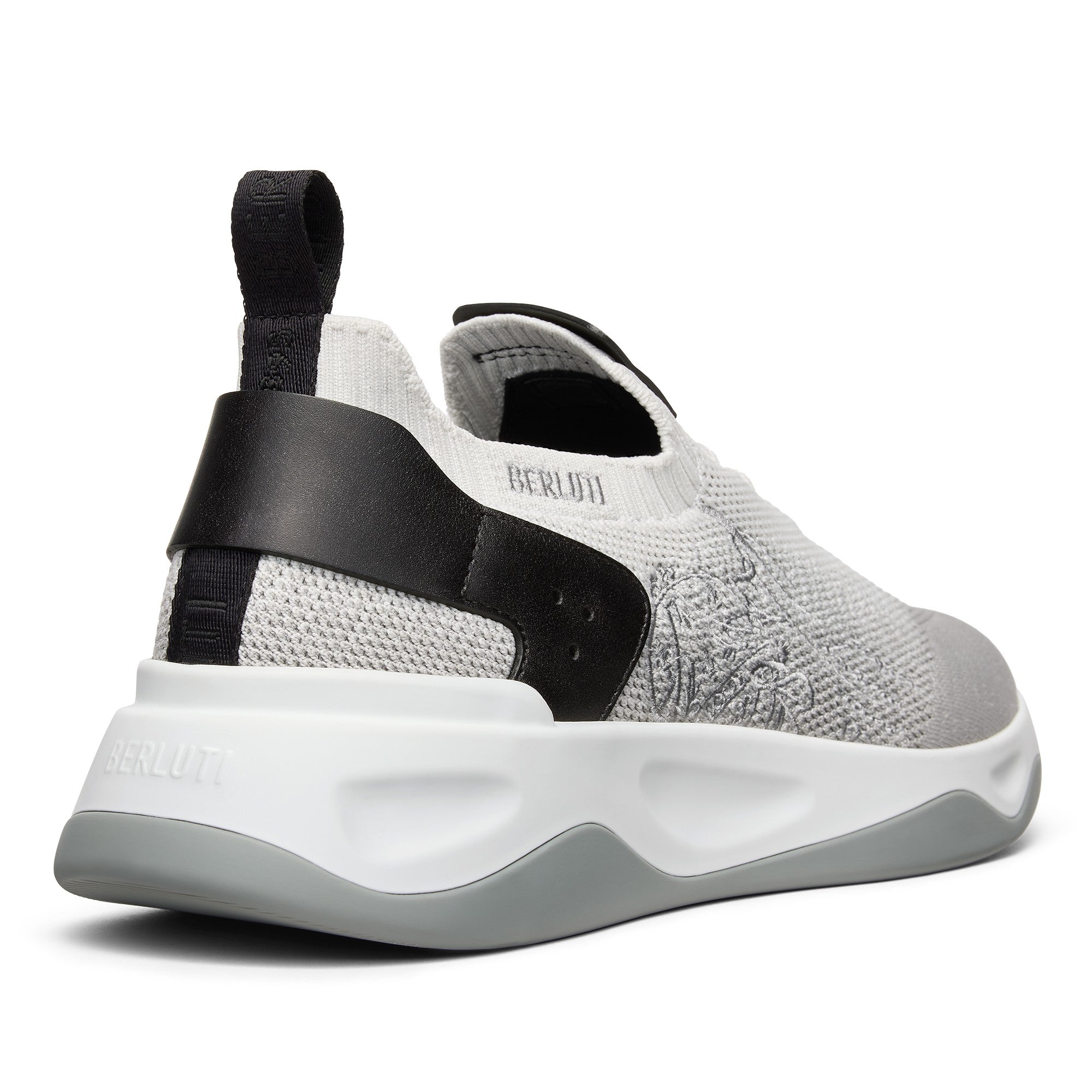 S6011 KNIT+LAG+SCR GRAD DARK GREY / GREY