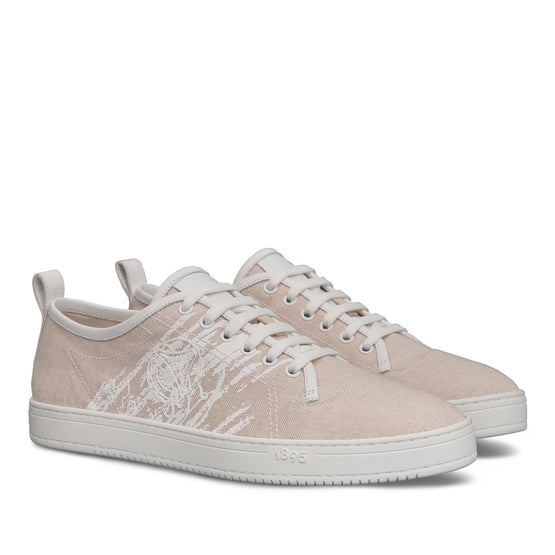 S6050 CANVAS SCRITTO BEIGE