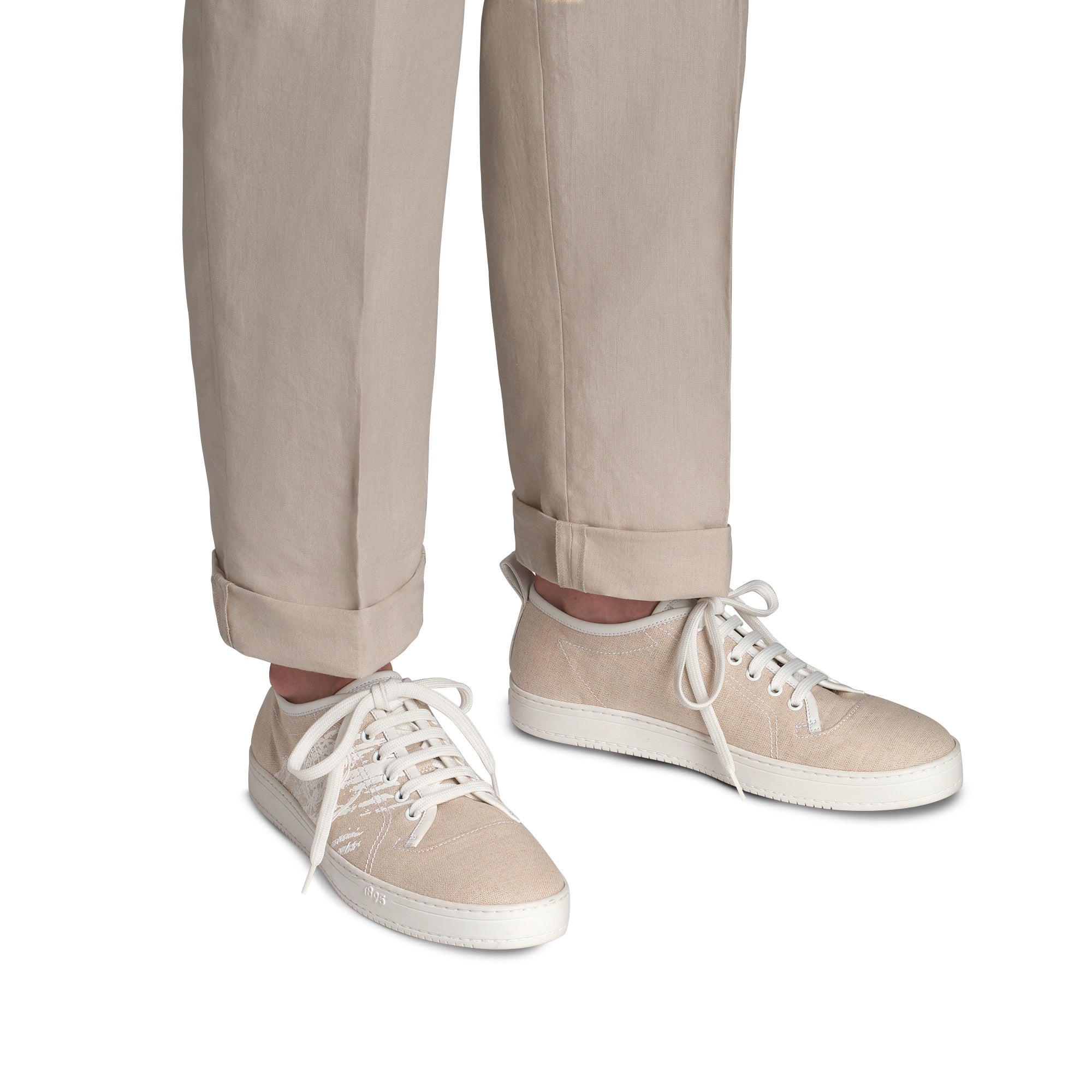 S6050 CANVAS SCRITTO BEIGE
