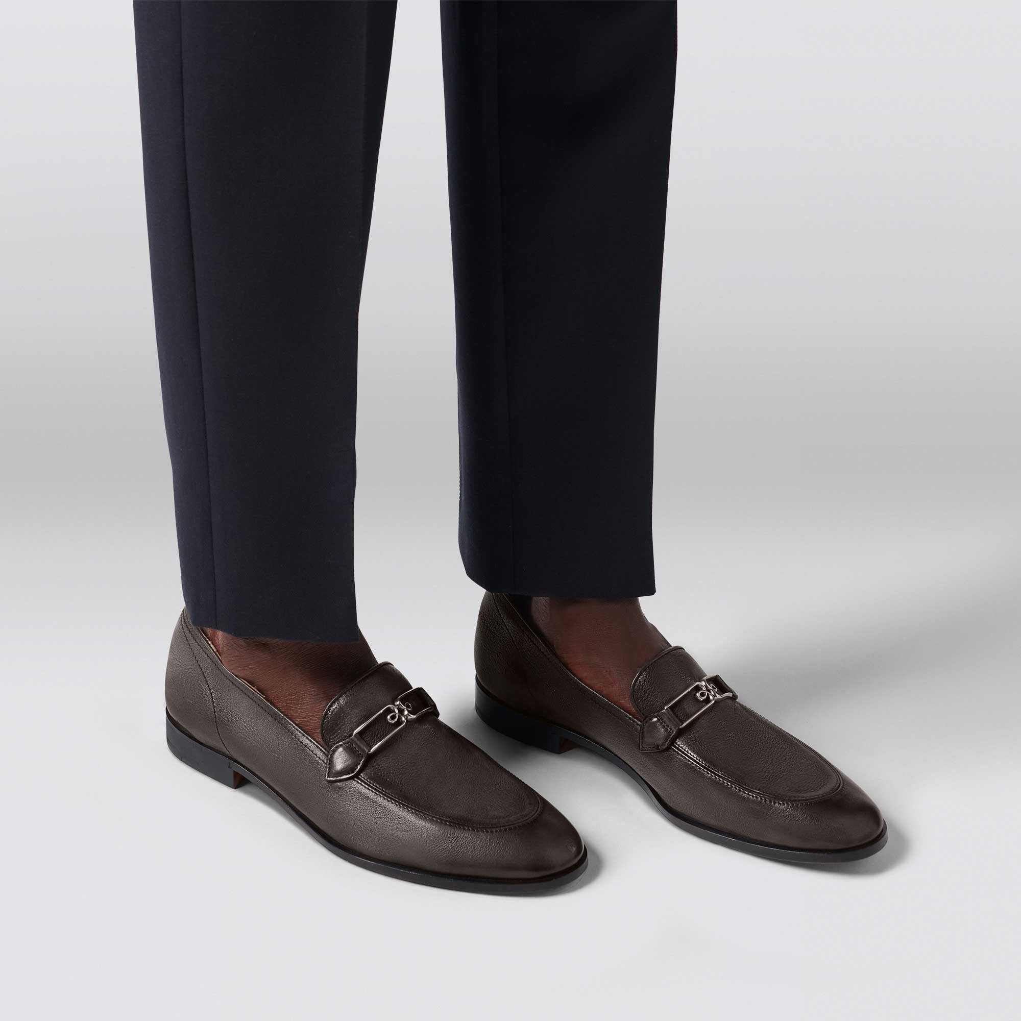 S6239 GRAINED CALF NERO