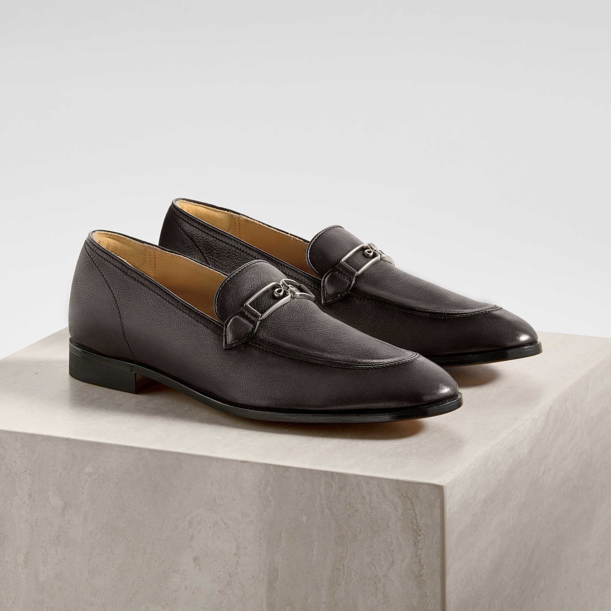 S6239 GRAINED CALF NERO