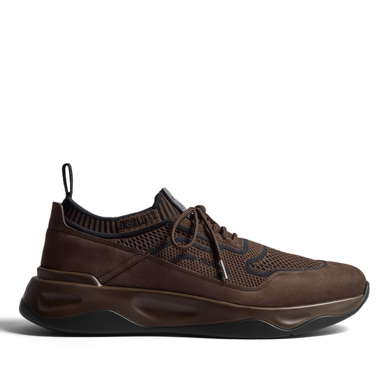 S6330 KNIT + NUBUCK + LAG CHOCOLATE