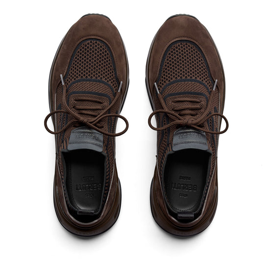 S6330 KNIT + NUBUCK + LAG CHOCOLATE