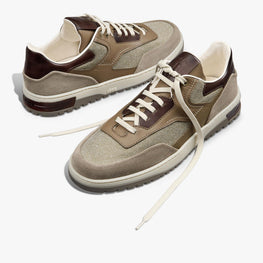 S6427 TEXTILE+ SUEDE + CALF + LAG TAUPE