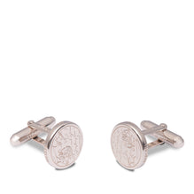 CF010 CUFFLINKS BLASER METAL SC PALADIUM