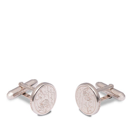 CF010 CUFFLINKS BLASER METAL SC PALADIUM
