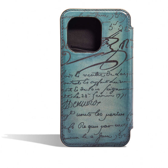 IPHONE 15 PRO FOLIO VN SCR STONE DENIM