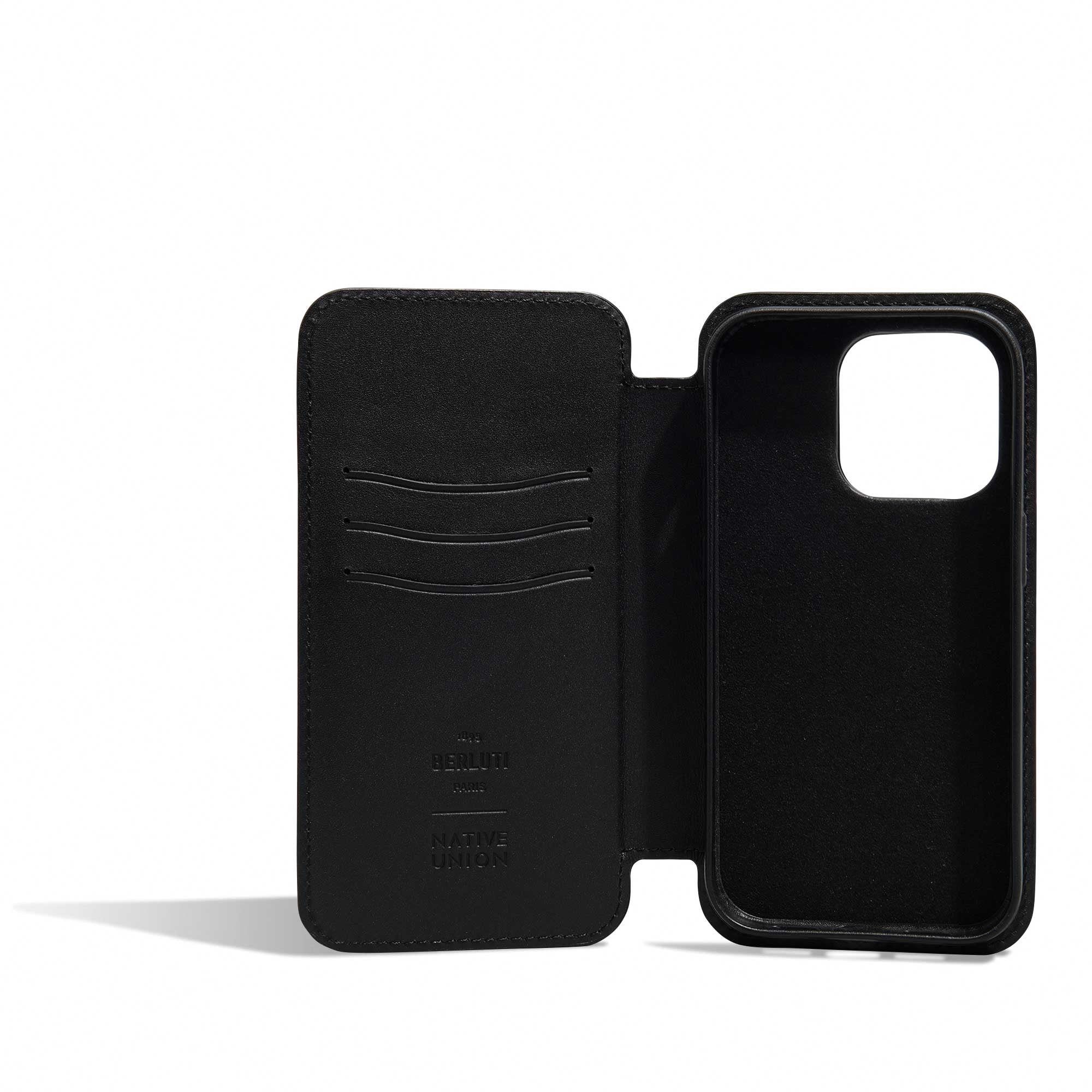 IPHONE 15 PRO FOLIO VN SCRITTO ICE GOLD