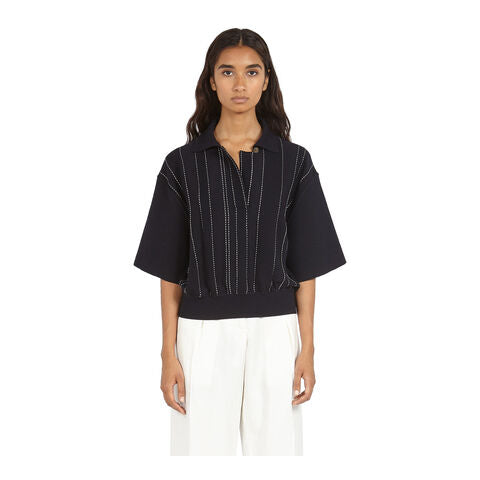 Short sleeves Polo-BLUE