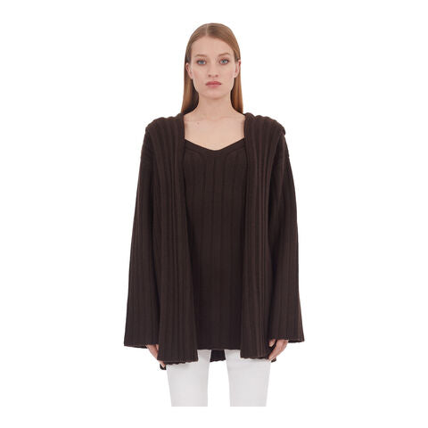 Maxi-cardigan-BROWN