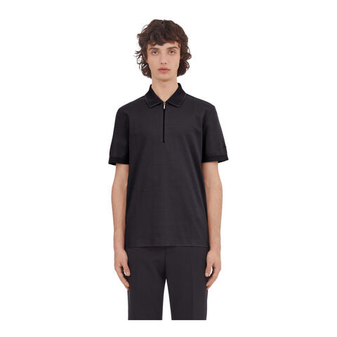 Short sleeves Polo-BLACK