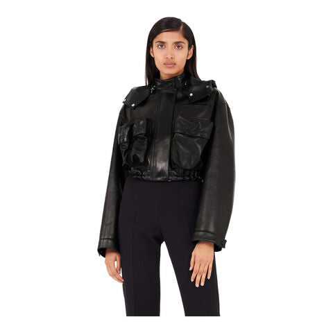 Leather Jacket-BLACK