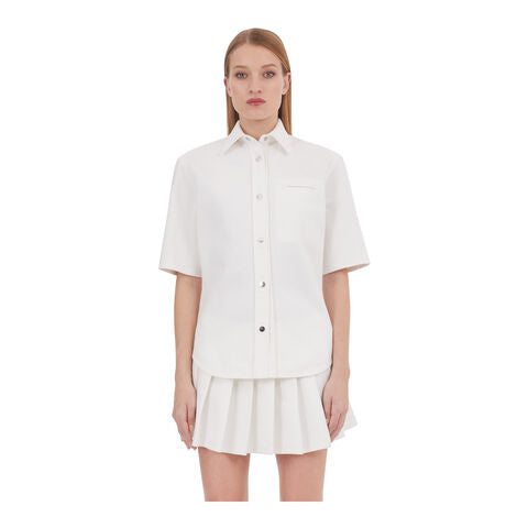 Short sleeves shirt-WHITE