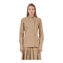 Long sleeves shirt-BEIGE/KHAKI