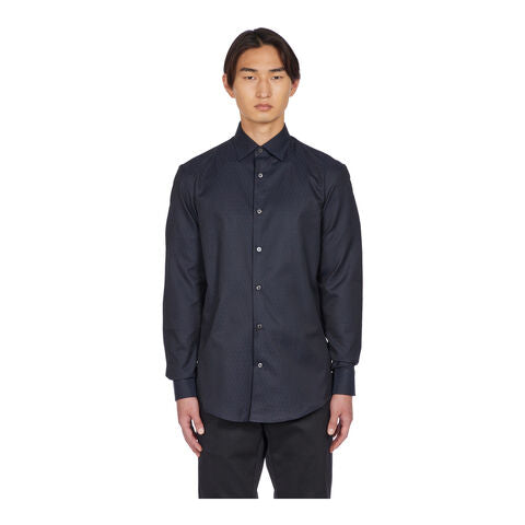 Shirt with long sleeves-BLACK