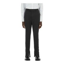 Trousers without pleats (BLACK)