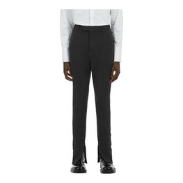 Trousers without pleats (BLACK)
