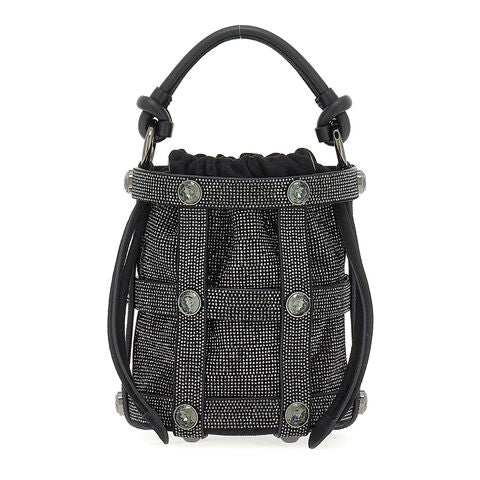 F.CAGE SMALL Shoulder Bag-Black